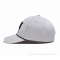 Caps de baseball blancs sur mesure